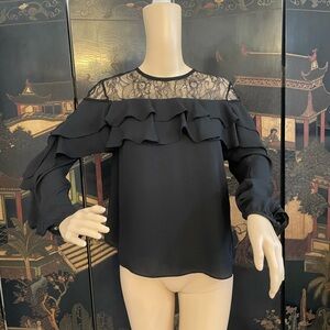 Black long sleeve blouse size Small